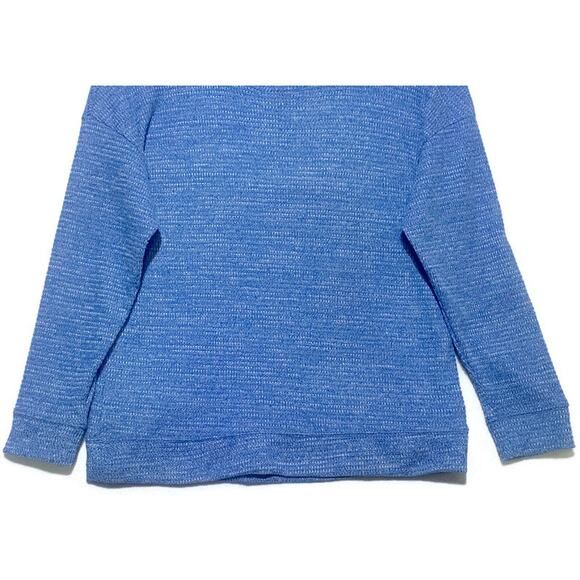 Sonoma Crewneck Sweater Pullover Supersoft Women's Large Blue Long Sleeve NWT - Picture 6 of 9